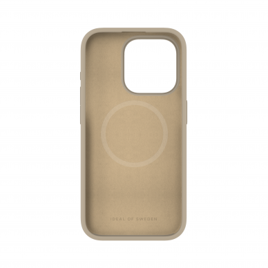 iPhone 15 PRO iDeal Of Sweden nugarėlė MagSafe Silicone Beige 4