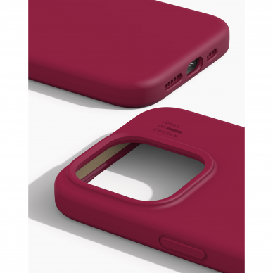 iPhone 15 PRO iDeal Of Sweden nugarėlė MagSafe Silicone Cranberry 1