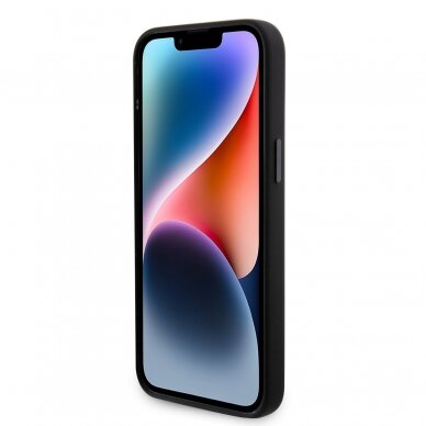 iPhone 15 PRO MAX black Metal Ikonik KARL LAGERFELD nugarėlė 4