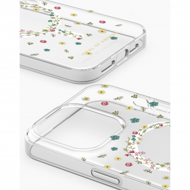 iPhone 15 PRO MAX iDeal Of Sweden Clear MagSafe nugarėlė Petite Floral 1