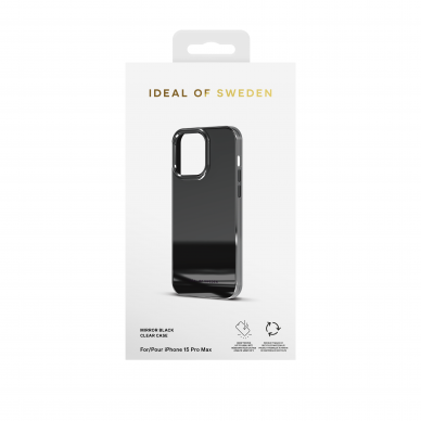 iPhone 15 PRO MAX iDeal Of Sweden Mirror Black nugarėlė 1