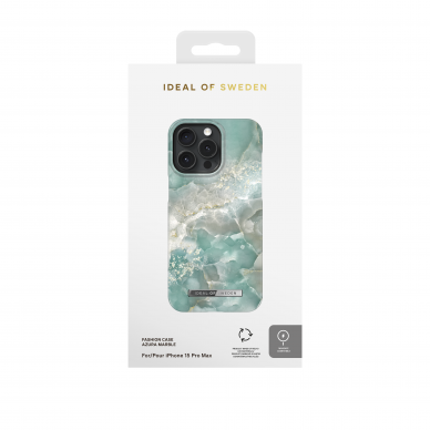 iPhone 15 PRO MAX iDeal Of Sweden nugarėlė MagSafe Azura Marble 1