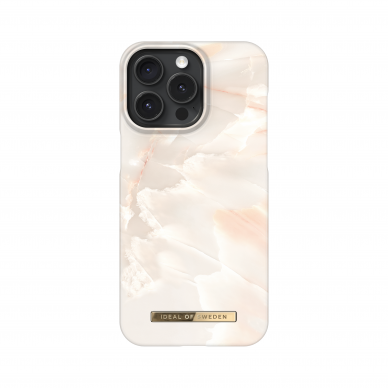 iPhone 15 PRO MAX iDeal Of Sweden nugarėlė MagSafe Rose Pearl Marble