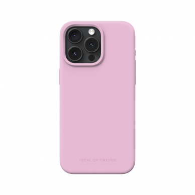 iPhone 15 PRO MAX iDeal Of Sweden nugarėlė MagSafe Silicone Bubblegum Pink