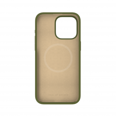 iPhone 15 PRO MAX iDeal Of Sweden nugarėlė MagSafe Silicone Khaki 3