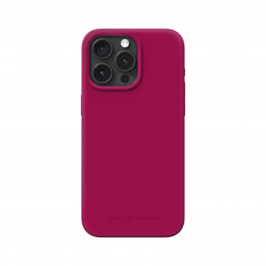 iPhone 15 PRO MAX iDeal Of Sweden nugarėlė MagSafe Silicone Magenta