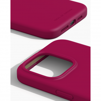 iPhone 15 PRO MAX iDeal Of Sweden nugarėlė MagSafe Silicone Magenta 3