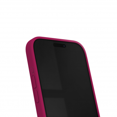 iPhone 15 PRO MAX iDeal Of Sweden nugarėlė MagSafe Silicone Magenta 2