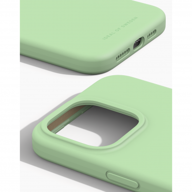 iPhone 15 PRO MAX iDeal Of Sweden nugarėlė MagSafe Silicone Mint 1