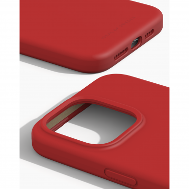 iPhone 15 PRO MAX iDeal Of Sweden nugarėlė MagSafe Silicone Red 1