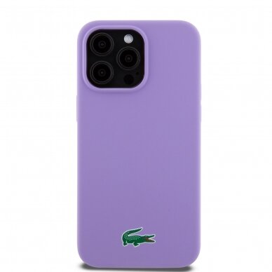 iPhone 15 PRO MAX parme LACOSTE nugarėlė Silicone MagSafe 2