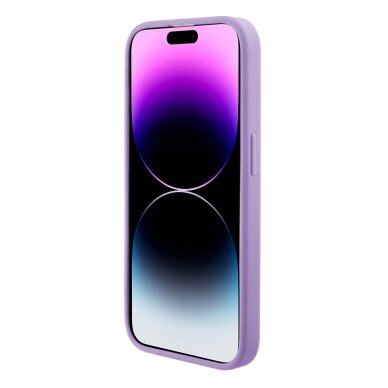 iPhone 15 PRO MAX purple Saffiano MagSafe GUESS nugarėlė 4