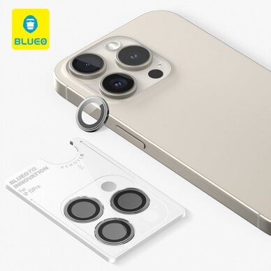 iPhone 15 PRO/15PRO MAX apsauginis grey Mr.Monkey galinės kameros stiklas