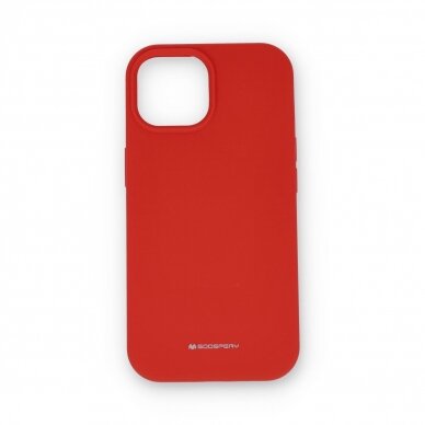 iPhone 15 red MERCURY SILICONE nugarėlė