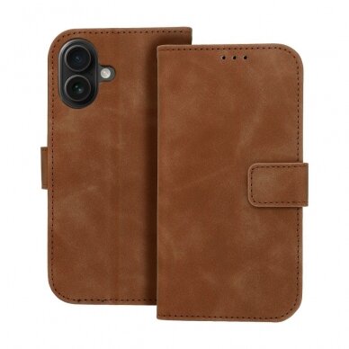 Iphone 16 brown VELVET dėklas 9