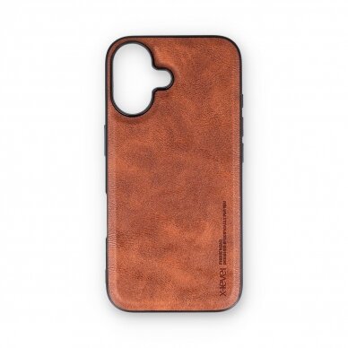 iPhone 16 brown X-LEVEL EARL3 nugarėlė