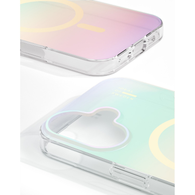 iPhone 16 iDeal Of Sweden Clear nugarėlė MagSafe Shimmer 1