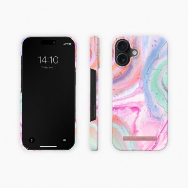 iPhone 16 iDeal Of Sweden MagSafe nugarėlė Pastel Marble 2