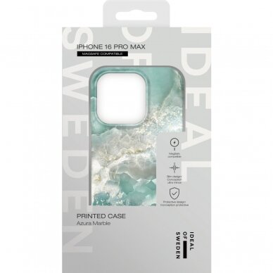 iPhone 16 iDeal Of Sweden nugarėlė MagSafe Azura Marble 3