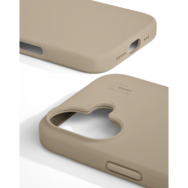 iPhone 16 iDeal Of Sweden nugarėlė MagSafe Silicone Beige 3