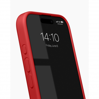 iPhone 16 iDeal Of Sweden nugarėlė MagSafe Silicone Red 1