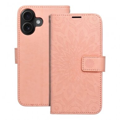 iPhone 16 MEZZO peach fuzz Mandala dėklas