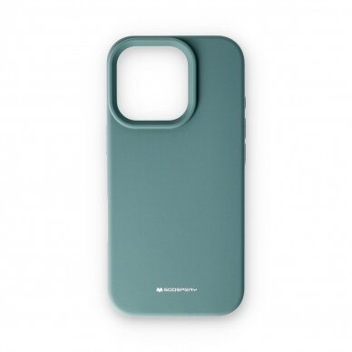 iPhone 16 PRO green MERCURY SILICONE nugarėlė