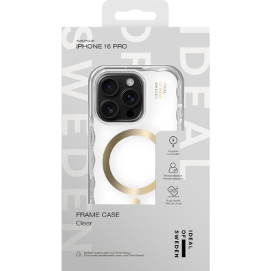 iPhone 16 PRO iDeal Of Sweden Frame Clear MagSafe nugarėlė 3