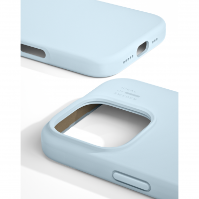 iPhone 16 PRO iDeal Of Sweden nugarėlė MagSafe Silicone Light Blue 3