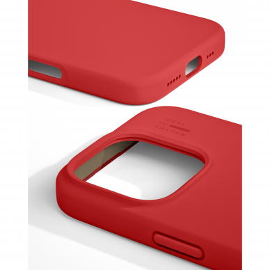 iPhone 16 PRO iDeal Of Sweden nugarėlė MagSafe Silicone Red 3