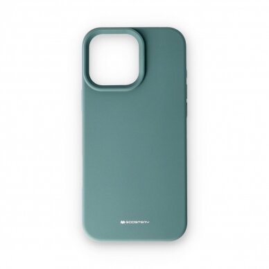 iPhone 16 PRO MAX green MERCURY SILICONE nugarėlė