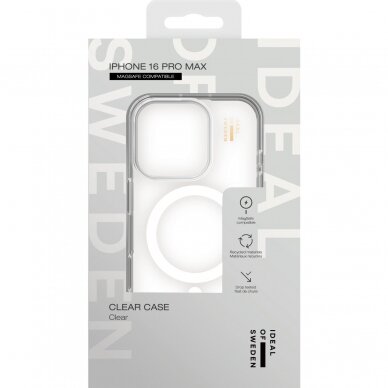 iPhone 16 PRO MAX iDeal Of Sweden Clear MagSafe nugarėlė 2