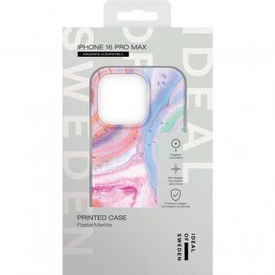 iPhone 16 PRO MAX iDeal Of Sweden MagSafe nugarėlė Pastel Marble 2