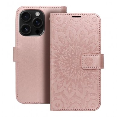 iPhone 16 PRO MEZZO rose gold Mandala dėklas