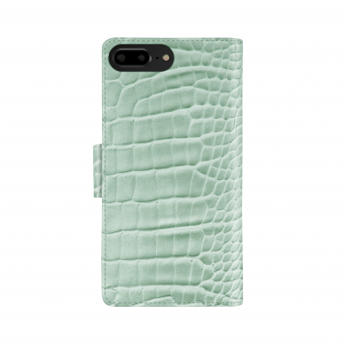 iPhone 6+/7+/8+ iDeal Of Sweden dėklas Wallet Mint Croco 1