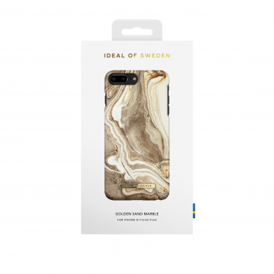 iPhone 6+/7+/8+ iDeal Of Sweden nugarėlė Golden Sand Marble 2