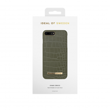 iPhone 6+/7+/8+ iDeal Of Sweden nugarėlė Khaki Croco 1