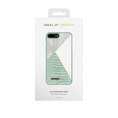 iPhone 6+/7+/8+ iDeal Of Sweden nugarėlė Palladian Mint Snake 2