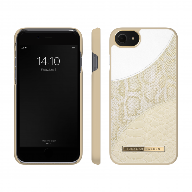 iPhone 6/7/8/SE 2020/SE 2022 iDeal Of Sweden nugarėlė Cream Gold Snake 2