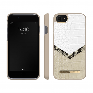 iPhone 6/7/8/SE 2020/SE 2022 iDeal Of Sweden nugarėlė Dusty Cream Python 1