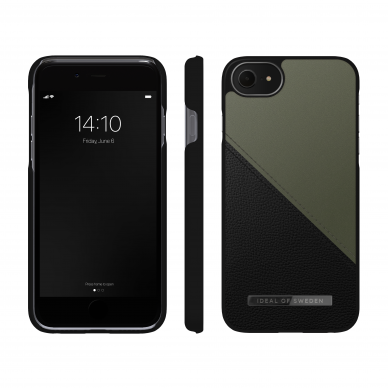 iPhone 6/7/8/SE 2020/SE 2022 iDeal Of Sweden nugarėlė Onyx Khaki 2