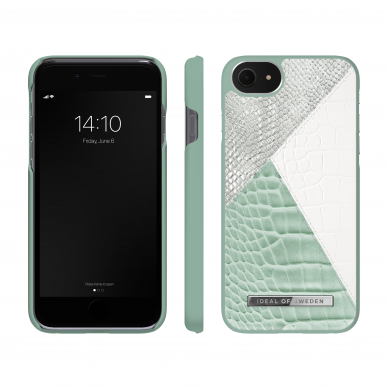 iPhone 6/7/8/SE 2020/SE 2022 iDeal Of Sweden nugarėlė Palladian Mint Snake 2