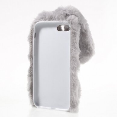 iPhone 7/8/SE 2020/SE 2022 šviesiai pilka nugarėlė Fluffy Rabbit 5