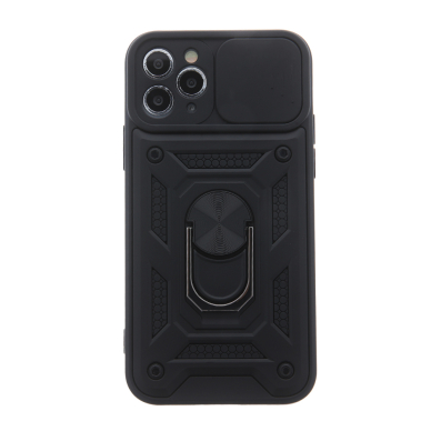 iPhone SE 2025 black RING ARMOR WITH CAMSHIELD nugarėlė 5