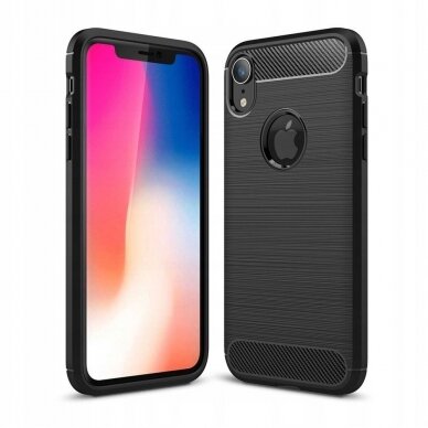 iPhone XR black LYGCARBON nugarėlė