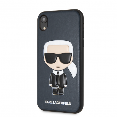 iPhone XR mėlyna KARL LAGERFELD nugarėlė KLHCI61IKPUBL 2