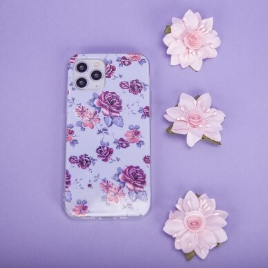 iPhone XR Trendy nugarėlė Flowers2 3