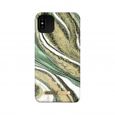 iPhone XS MAX iDeal Of Sweden nugarėlė Cosmic Green Swirl