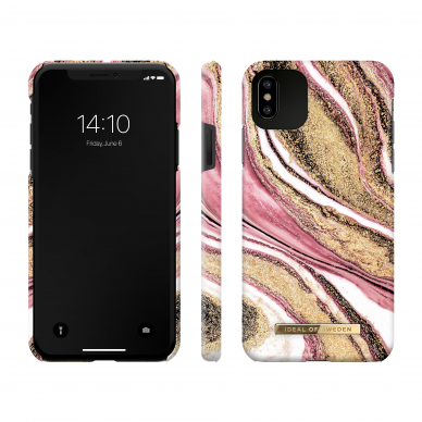 iPhone XS MAX iDeal Of Sweden nugarėlė Cosmic Pink Swirl 1