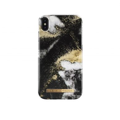 iPhone X/XS iDeal Of Sweden nugarėlė Black Galaxy Marble